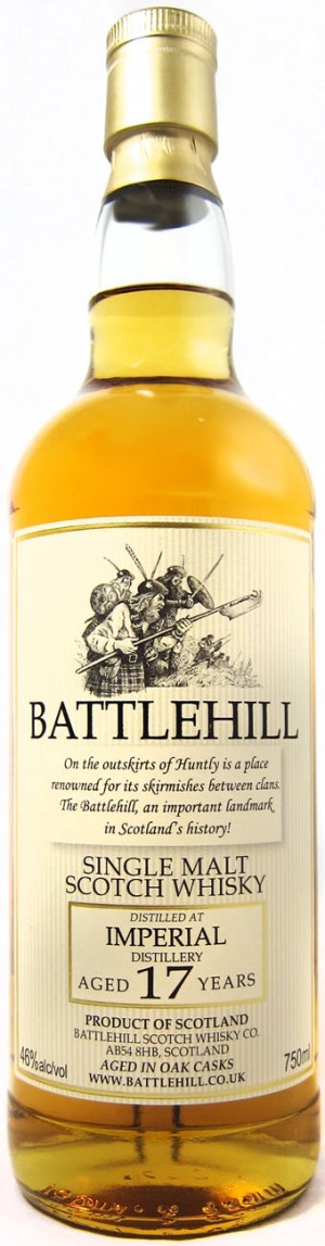 Buy Battlehill Imperial 17 Year Old Single Malt Scotch Online