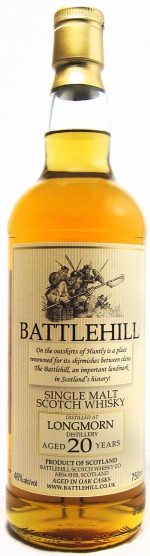 Buy Battlehill Longmorn 20 Year Old Single Malt Scotch Online