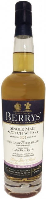 Buy Berrys' Glen Garioch 23 Year Old Single Malt Scotch 1991 Online