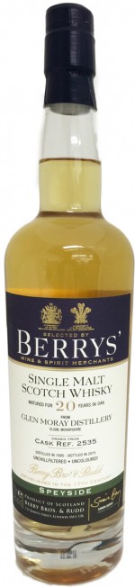 Buy Berrys' Glen Moray 20 Year Old Single Malt Scotch 1995 Online