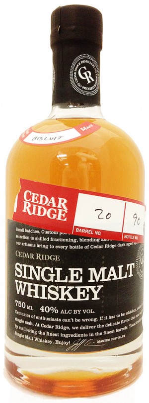 Buy Cedar Ridge Biscuit Single Malt Whiskey Online