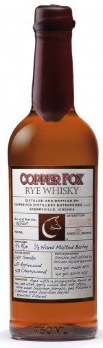 Buy Copper Fox Rye Whiskey Online