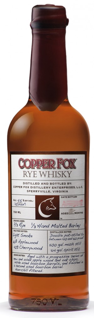 Buy Copper Fox Rye Whiskey Online