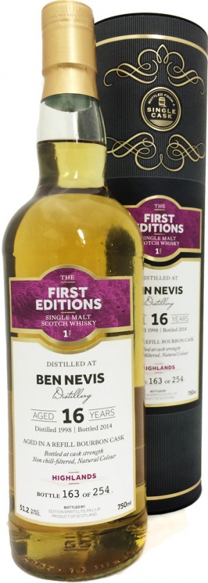 Buy First Editions Ben Nevis 16 Year Old Single Malt Scotch 1998 Online