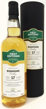 Buy First Editions Bowmore 17 Year Old Single Malt Scotch 1996 Online