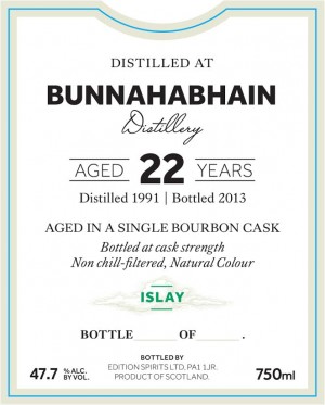 First-Editions-Bunnahabhain-22-Year-Old-Single-Malt-Scotch-1991 Buy First Editions Bunnahabhain 22 Year Old Single Malt Scotch 1991 Online