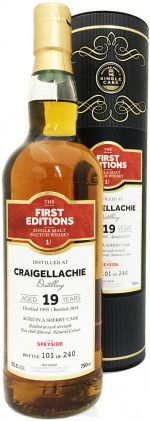 Buy First Editions Craigellachie 19 Year Old Single Malt Scotch Online