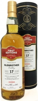 Buy First Editions Glenrothes 17 Year Old Single Malt Scotch Online