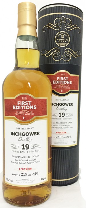 Buy First Editions Inchgower 19 Year Old Single Malt Scotch Online