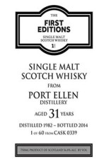 Buy First Editions Port Ellen 31 Year Old Single Malt Scotch Online