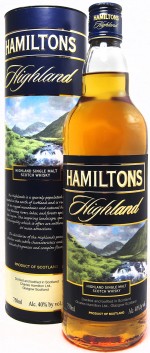 Buy Hamiltons Highland Single Malt Scotch Whisky Online