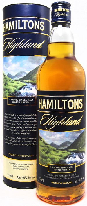 Buy Hamiltons Highland Single Malt Scotch Whisky Online