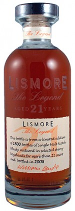 Buy Lismore Legend 21 Year Old Single Malt Scotch Online
