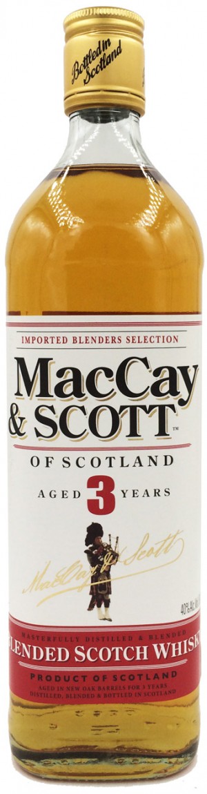 Buy MacCay & Scott 3 Year Old Blended Scotch Online