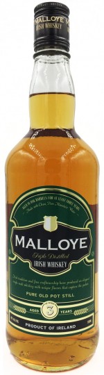Buy Malloye 3 Year Old Irish Whiskey Online